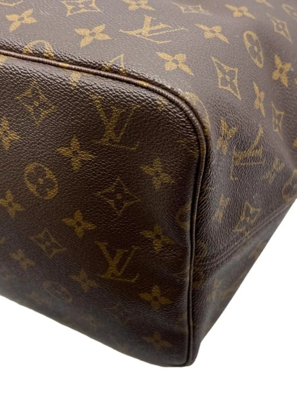 Louis Vuitton Neverfull GM Monogram Canvas Tote Bag Brown